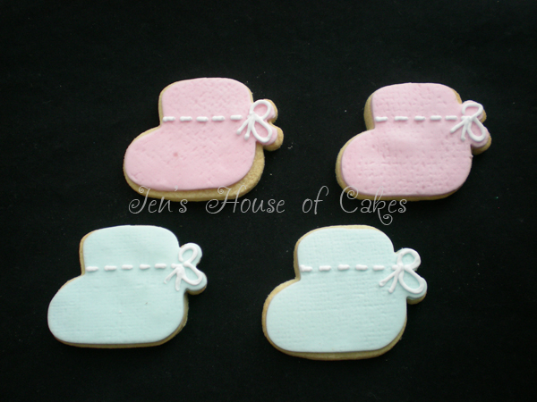 Baby Bootie Cookies