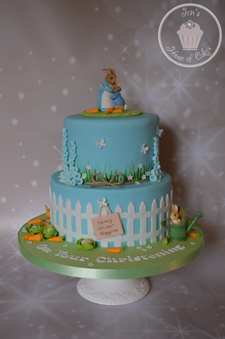 Peter Rabbit Christening Cake