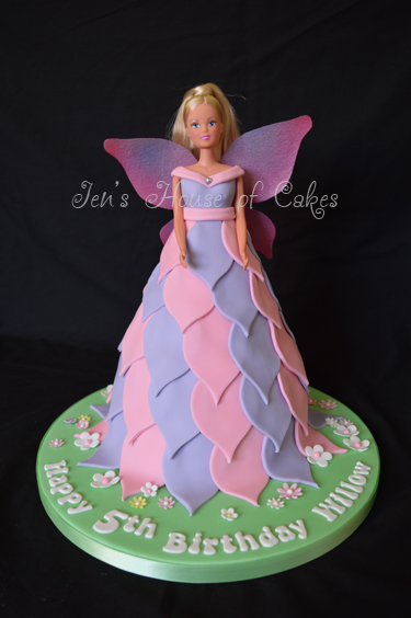 3D Fairy Princess Doll Cake