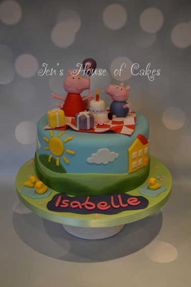 Peppa Pig Picnic Cake