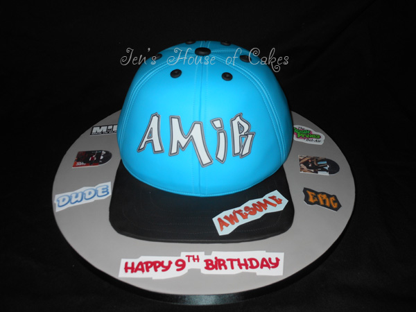 Baseball Cap Cake