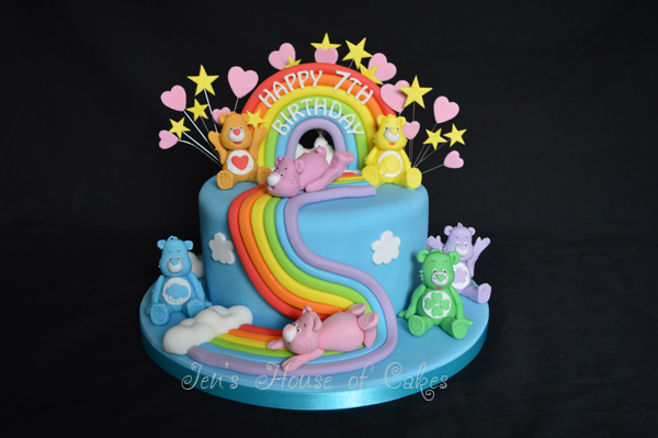 Care Bears Rainbow Slide Cake