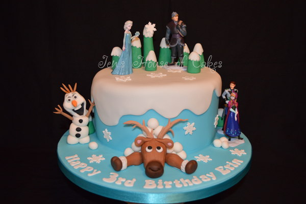 Frozen Birthday Cake