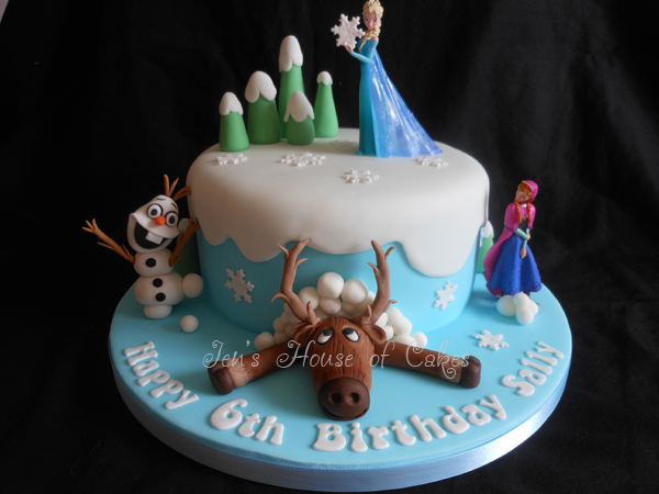 Frozen Cake with Toys & Models