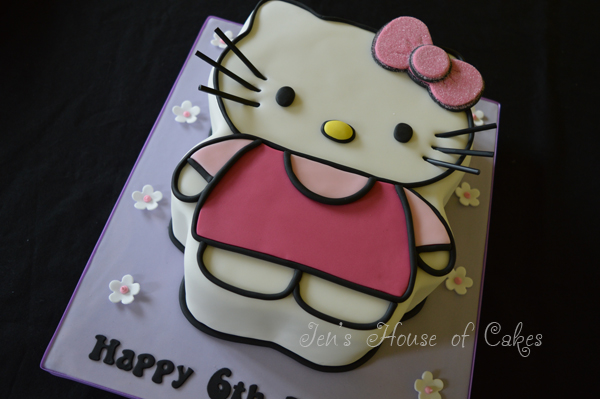 Full Hello Kitty Cake