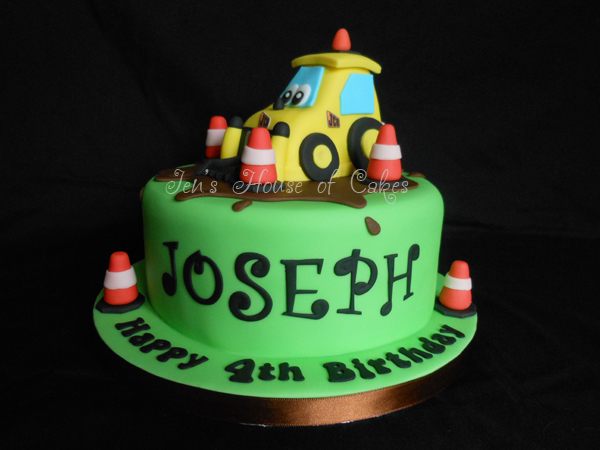 JCB Birthday Cake