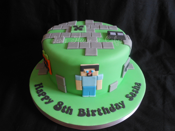 Minecraft Birthday Cake