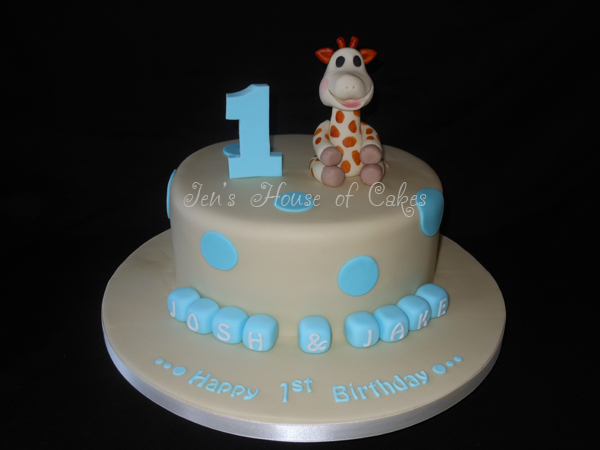 Sophie Le Giraffe 1st Birthday Cake