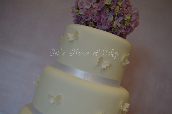 Simply Weddings - Butterfly Wedding Cake