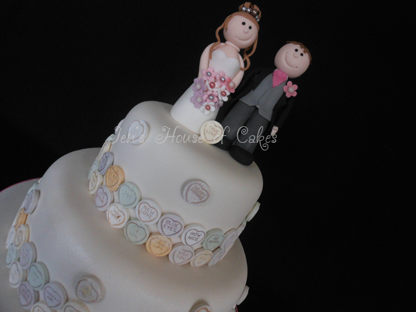 Handmade Bride & Groom Sugar Models