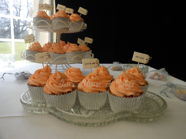 Orange Buttercream Cupcakes